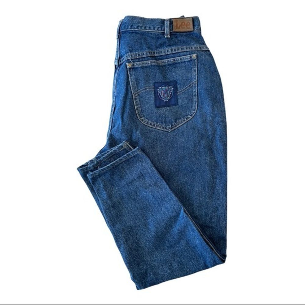 Vintage Lee Skyriders High Waist Tapered‎ Mom Jeans Sz 18W/32M